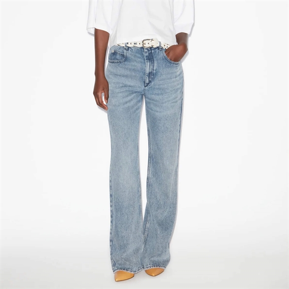 Isabel Marant Etoile Belvira Jeans, Light Blue 